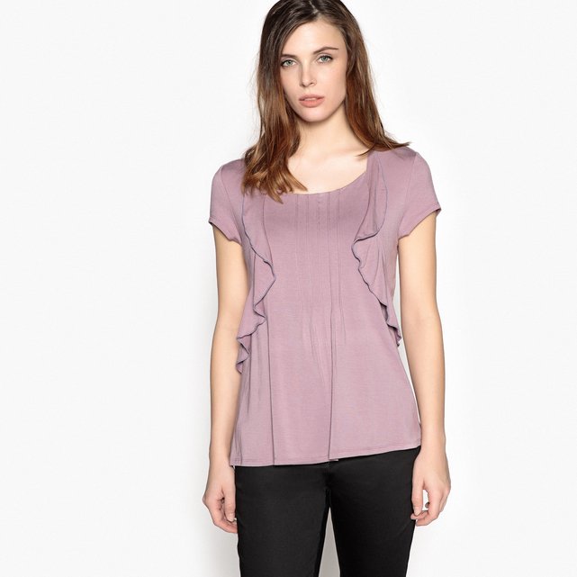 T-shirt, gola fantasia, mangas curtas  ANNE WEYBURN image 0