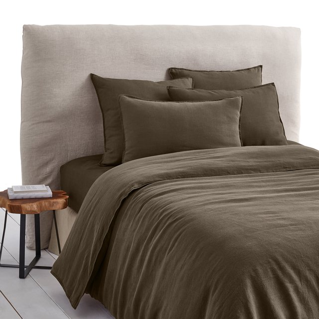 Helm Duvet Cover In Faded Hemp Fabric Am Pm La Redoute Helm Duvet Cover In Faded Hemp Fabric Am Pm
