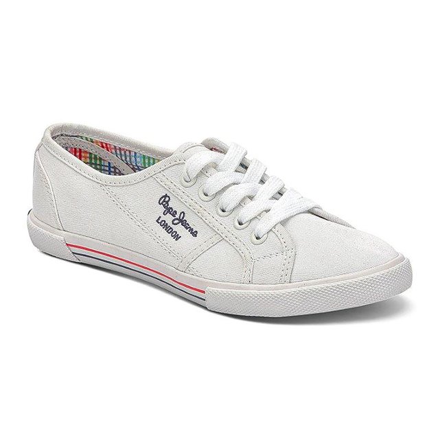 basket toile pepe jeans femme