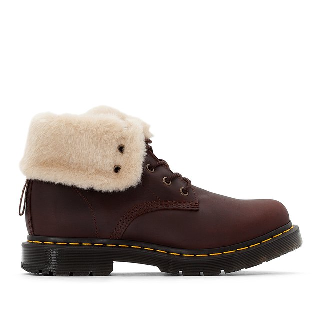 doc martens boots with fur