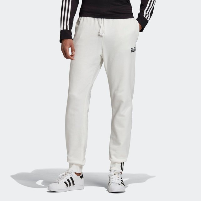 pantalon survetement adidas blanc