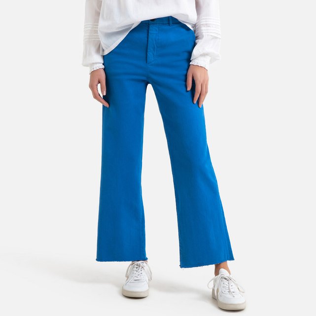 wide leg trousers with belt loops