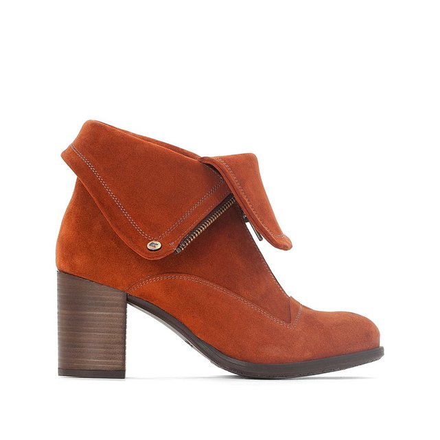 Boots cuir walden ocre Dkode La Redoute Boots cuir walden ocre Dkode La Redoute