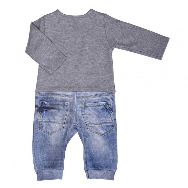 Pyjama Bebe Garcon En Coton Bio Effet 3d Gris Sevira Kids La Redoute