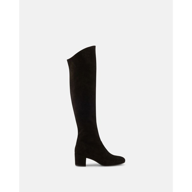 bottes noires velours