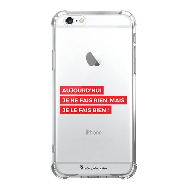 iphone 6 coque silicone rouge