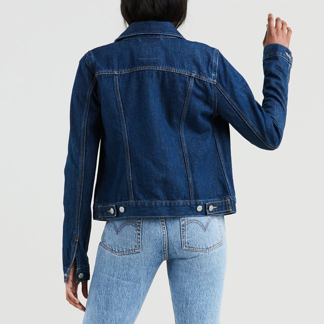 levi's original trucker jacket clean dark authentic