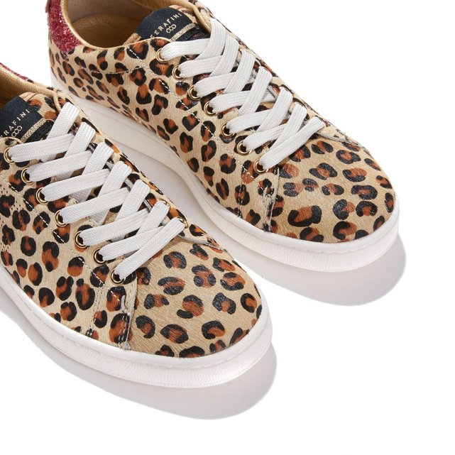 LEOPARD Baskets cuir à JIMMY SERAFINI lacets CONNORS d1PqYwTx