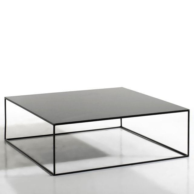 table basse metal noir