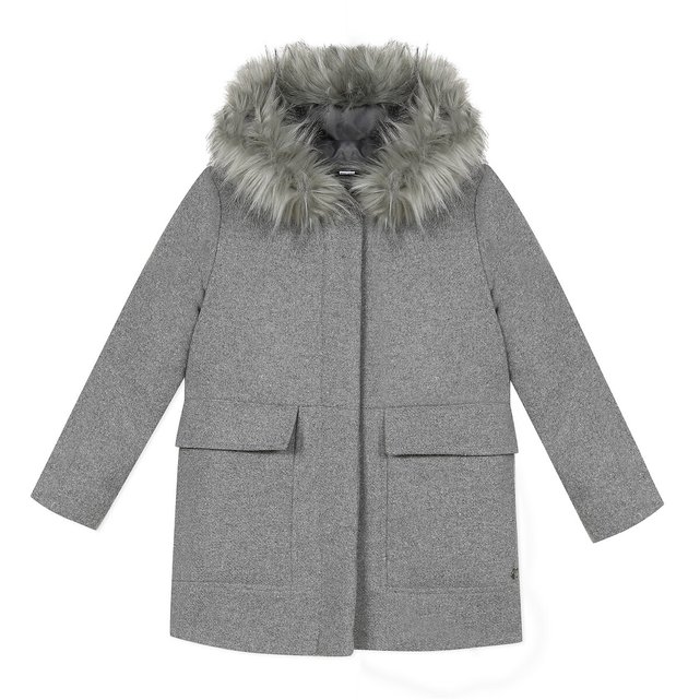 Manteau à capuche 3-14 ans gris 3 Pommes | La Redoute