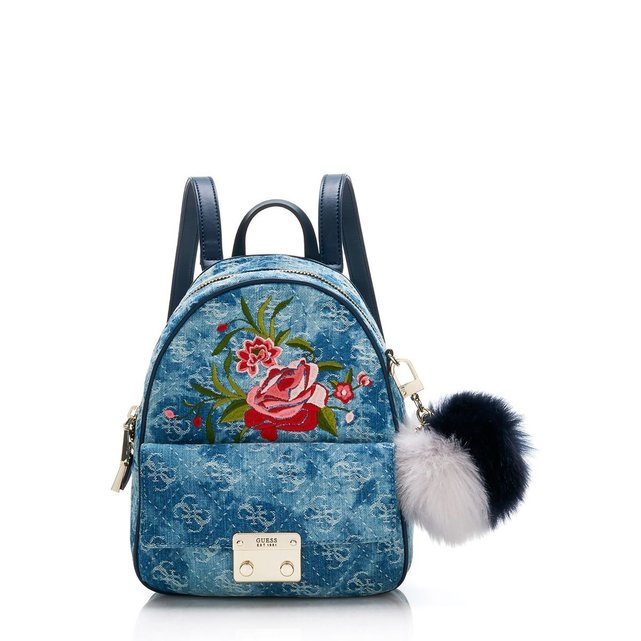 A Jean Bleu Redoute Sac Dos Varsity Pop GuessLa wOnk0P