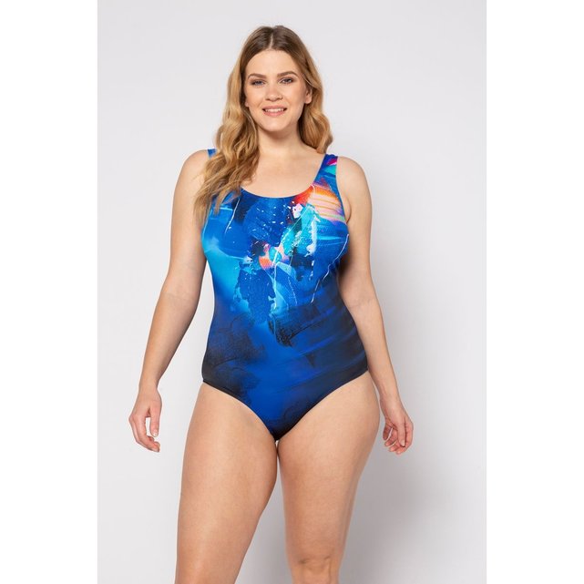 Maillot De Bain Doublure Dos Rond Multicolore Ulla Popken La Redoute