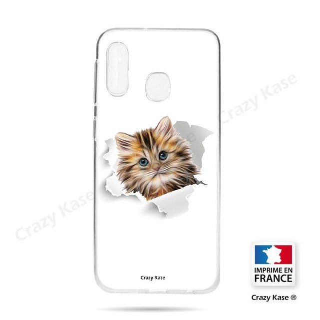 Coque Pour Samsung Galaxy 0e Souple Chat Trop Mignon Chat Mignon Crazy Kase La Redoute