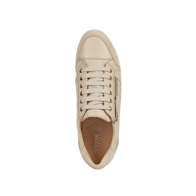 geox myria leather trainers