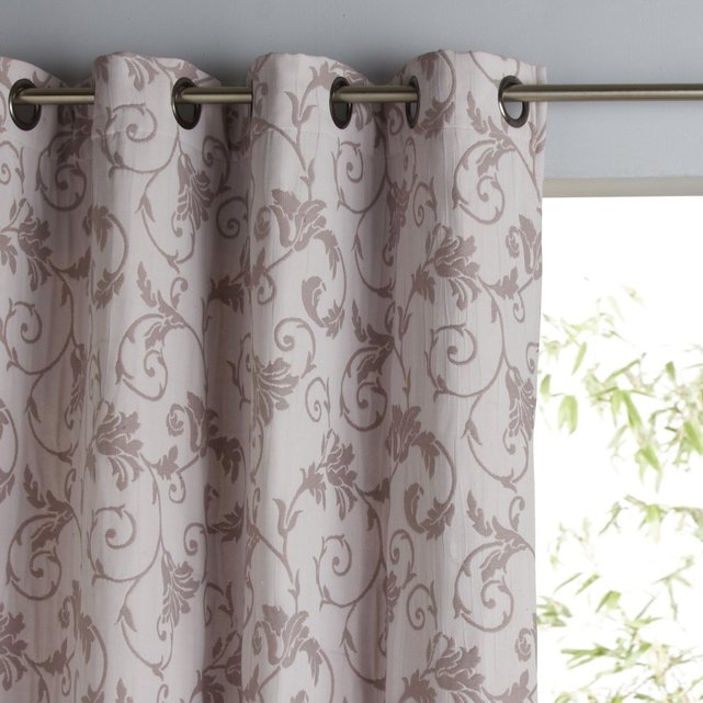 Valina Jacquard Single Curtain with Eyelet Header Valina Jacquard Single Curtain with Eyelet Header