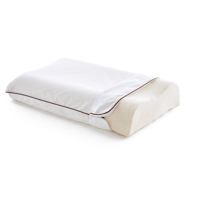 Visco Memory Foam With Gel Pillow % 100 Cotton Neck Cushion