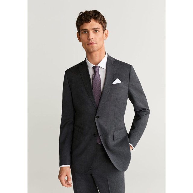 Veste Costume Slim Fit Laine Vierge
