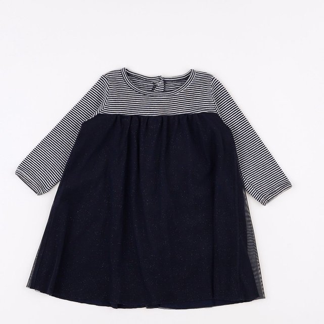 Robe tr s bon tat bleu Petit Bateau La Redoute