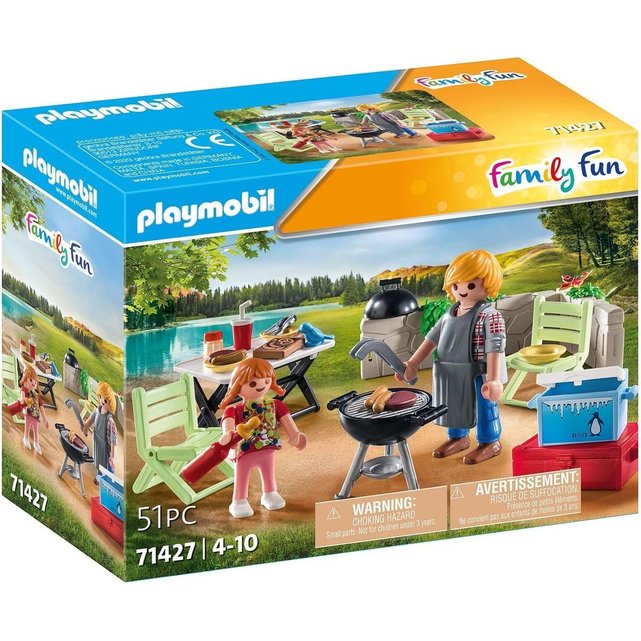 PLAYMOBIL - Family Fun Famille de campeurs - Figurine miniature