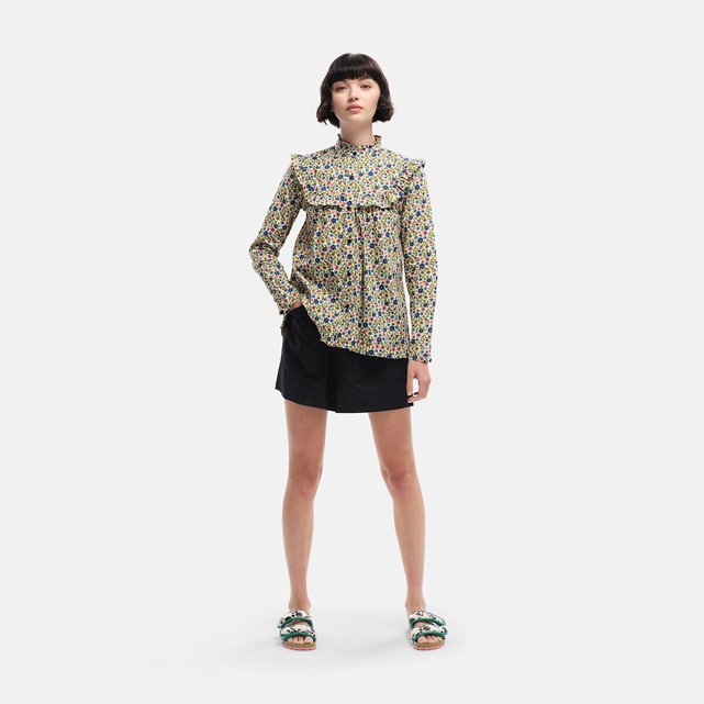 Orla cotton top in meadow floral print with long sleeves , multi-coloured  floral print, Orla Kiely X Regatta | La Redoute