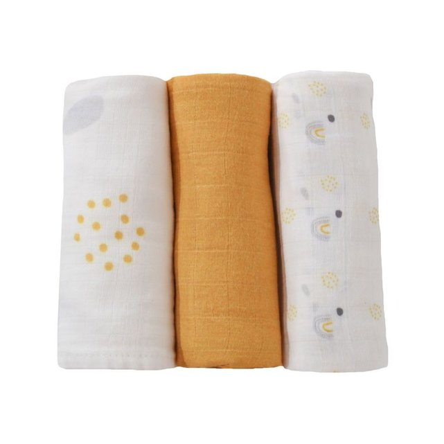 Lot De 3 Langes Bebe Arc En Ciel V Les Kinousses La Redoute