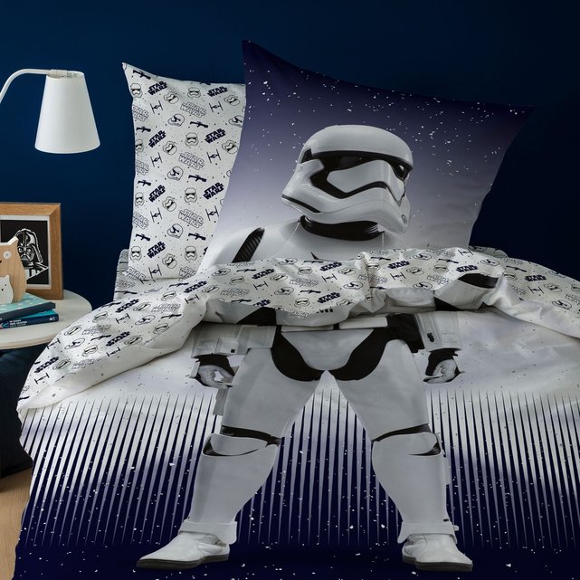 Housse de couette + taie d'oreiller stormtrooper bleu Star Housse de couette + taie d'oreiller stormtrooper bleu Star