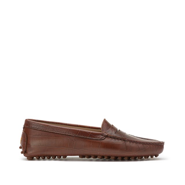 mock croc loafers