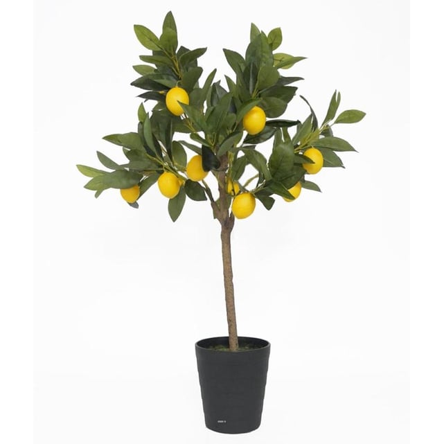 165 cm - Grand citronnier artificiel en pot - Pour l'intérieur et l 165 cm - Grand citronnier artificiel en pot - Pour l'intérieur et l