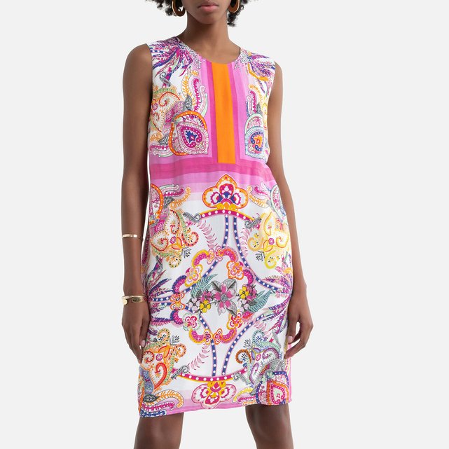 robe droite col rond