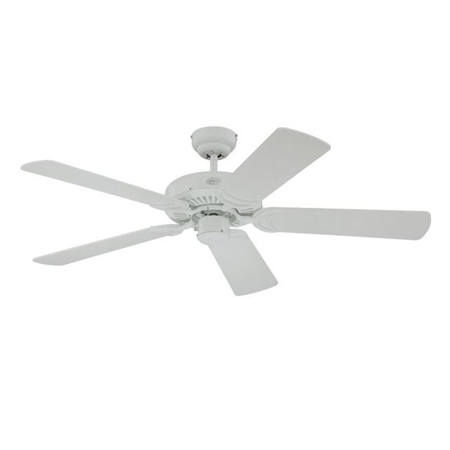 Ventilateur de Plafond Monarch 122cm Blanc Rotin Ventilateur de Plafond Monarch 122cm Blanc Rotin