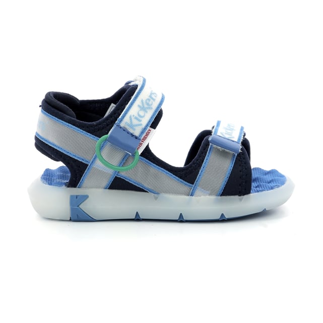 Rue de la Chaussure | Kickers enf sandales nu pieds kick flo rose fille