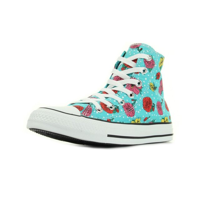 Chaussures Baskets Converse femme CT HI Peacock Multicol taille Bleu marine Chaussures Baskets Converse femme CT HI Peacock Multicol taille Bleu marine