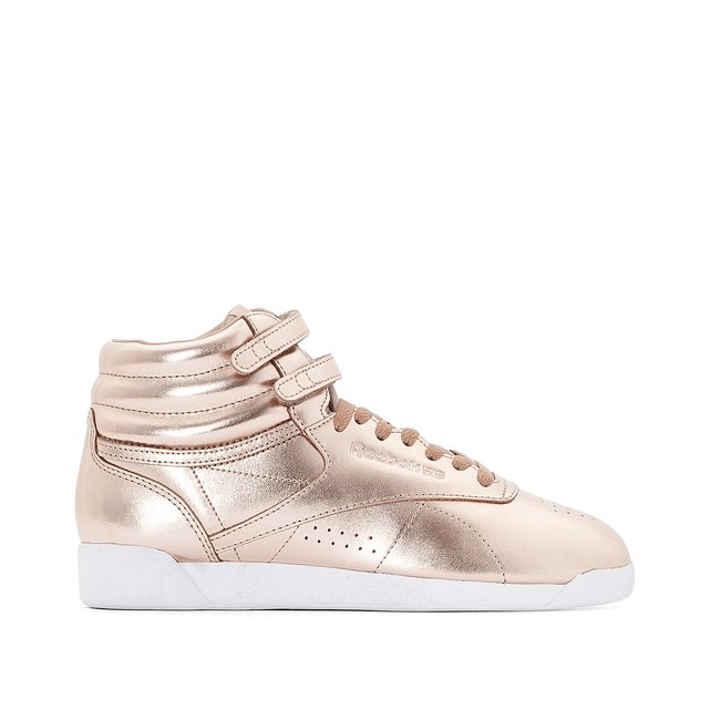 Baskets montantes f/s hi metallic or métallisé Reebok La Redoute Baskets montantes f/s hi metallic or métallisé Reebok La Redoute