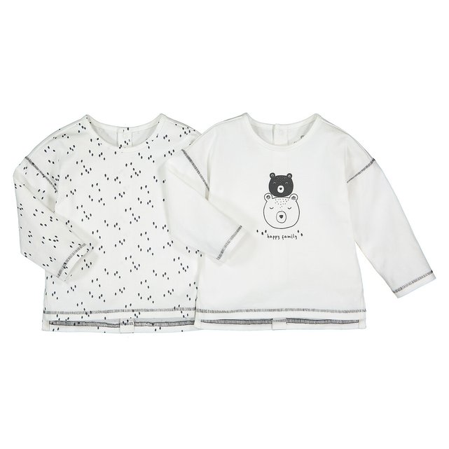2er-Pack Langarmshirts 1 Monat-2 Jahre  LA REDOUTE COLLECTIONS image 0