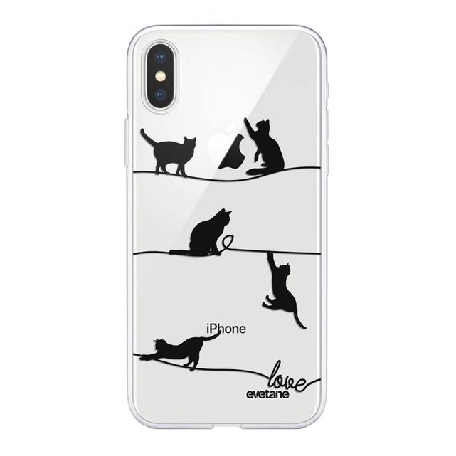 coque iphone xs chat