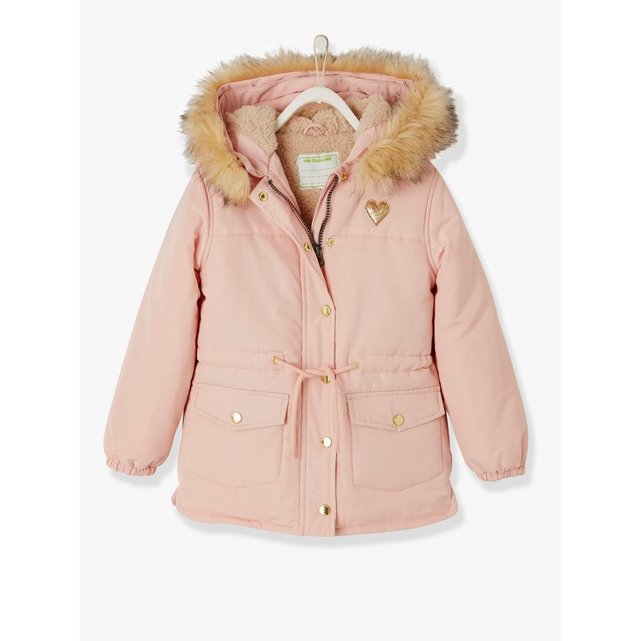 Parka fille doublée sherpa Vertbaudet | La Redoute