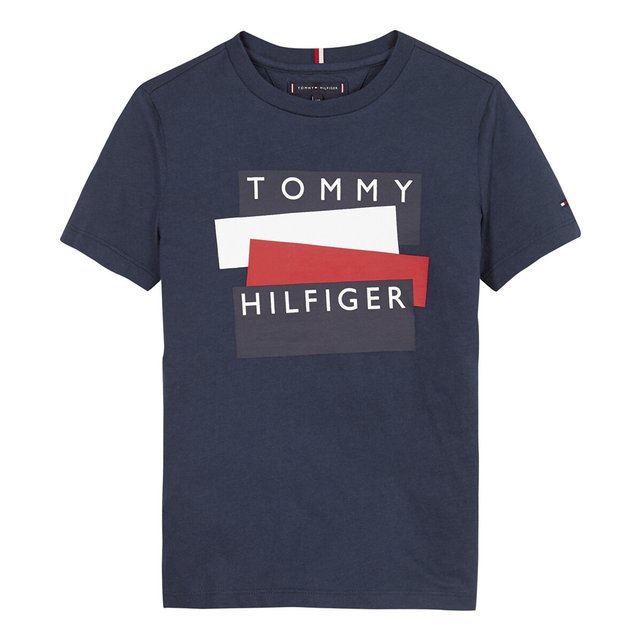 T-shirt em algodão biológico, 10 - 16 anos  TOMMY HILFIGER image 0