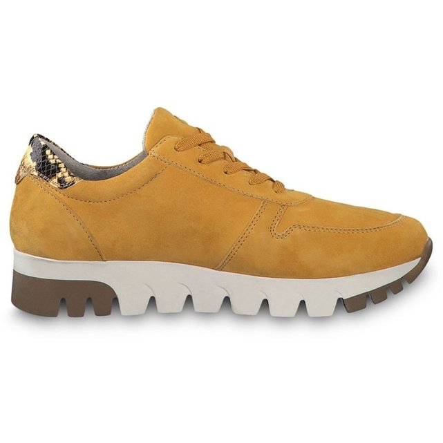Baskets mode cuir jaune Tamaris | La Redoute