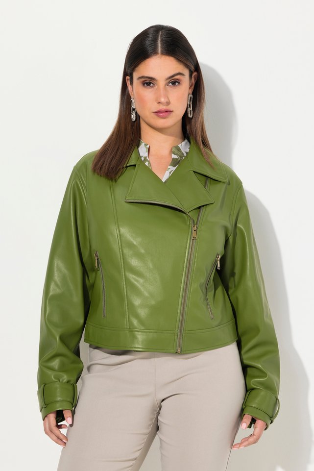 Veste cuir et simili femme grande taille La Redoute