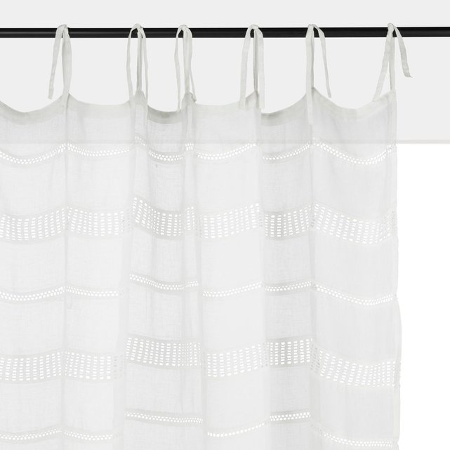 Voilage Voile De Lin Lutz Blanc Am Pm La Redoute