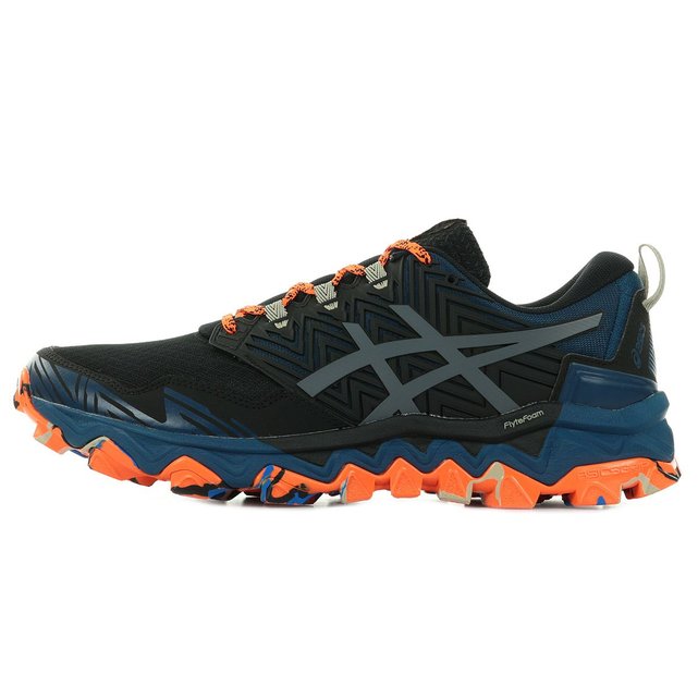 basket asics noir et orange