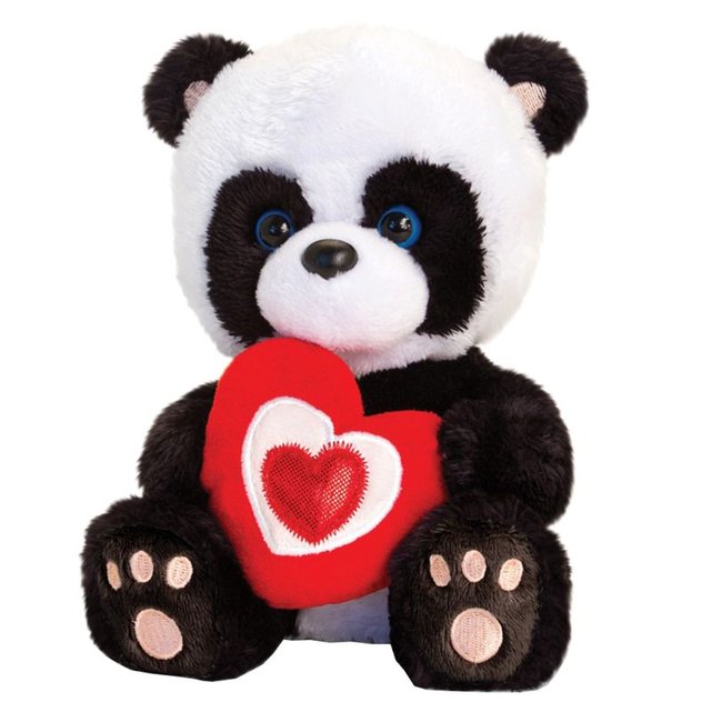 peluche panda coeur
