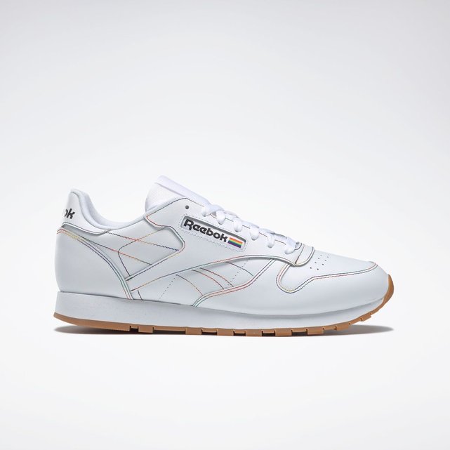 Baskets classic leather pride blanc Reebok Classics | La Redoute Baskets classic leather noir Reebok Classics | La Redoute