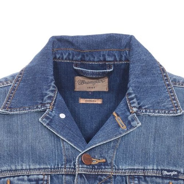 Veste western wrangler bleu delave bleu Wrangler | La Redoute Veste western wrangler bleu delave bleu Wrangler | La Redoute