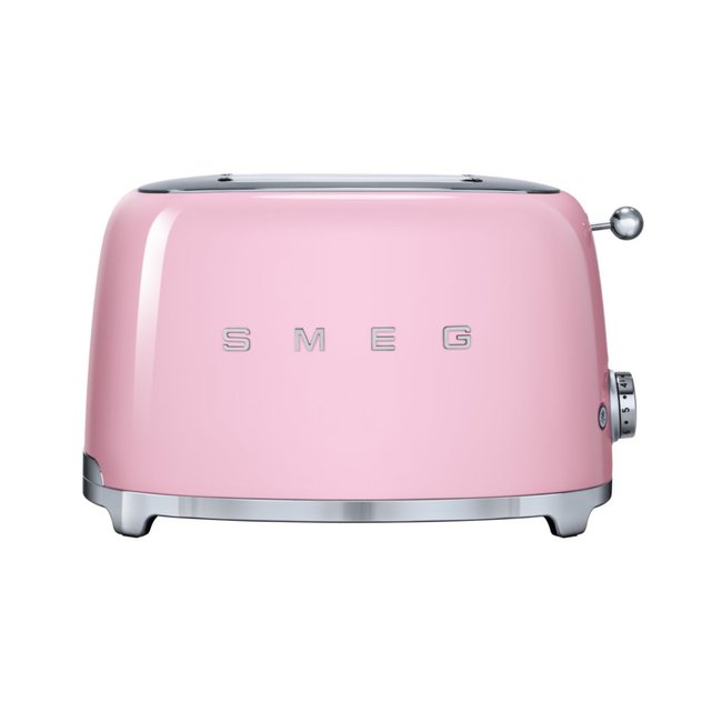 Grille pain tsf01pkeu rose Smeg | La Redoute Grille pain tsf01pkeu rose Smeg | La Redoute