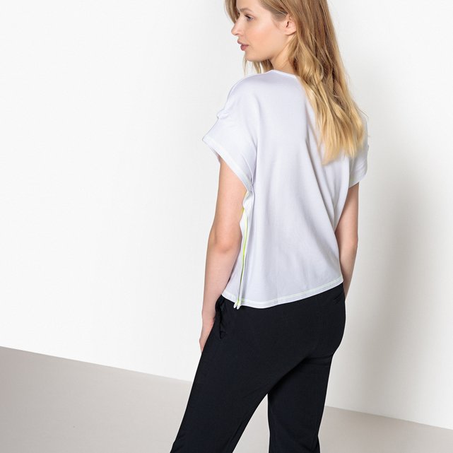 T-shirt plissada dos lados  LA REDOUTE COLLECTIONS image 0