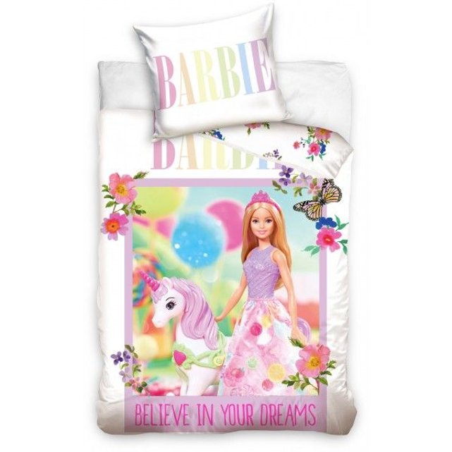 Housse De Couette Bebe Licorne Rose Disney La Redoute