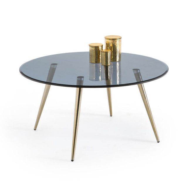 Table Basse Ronde Topim Noir La Redoute Interieurs La Redoute