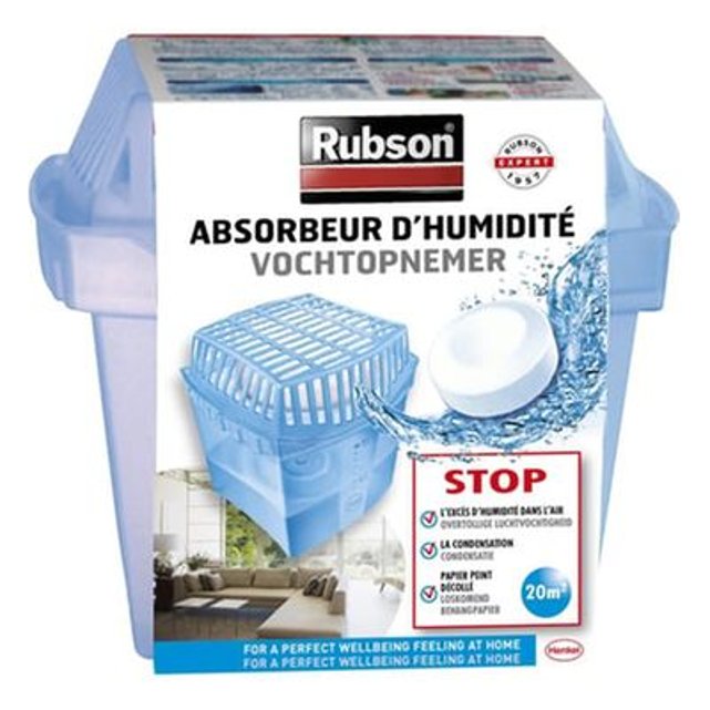 Recharge Classic Rubson - 1 kg - 4 dont 1 gratuite de Recharge pour absorbeur  d'humidité