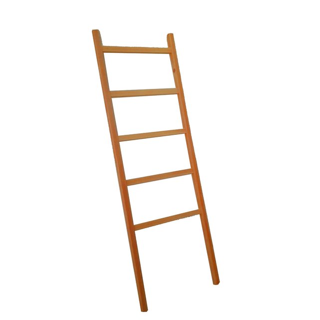 Towel holder dark wood Europe Nature La Redoute